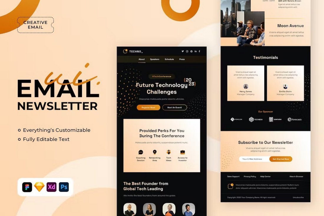 Creative Email Newsletter Templates