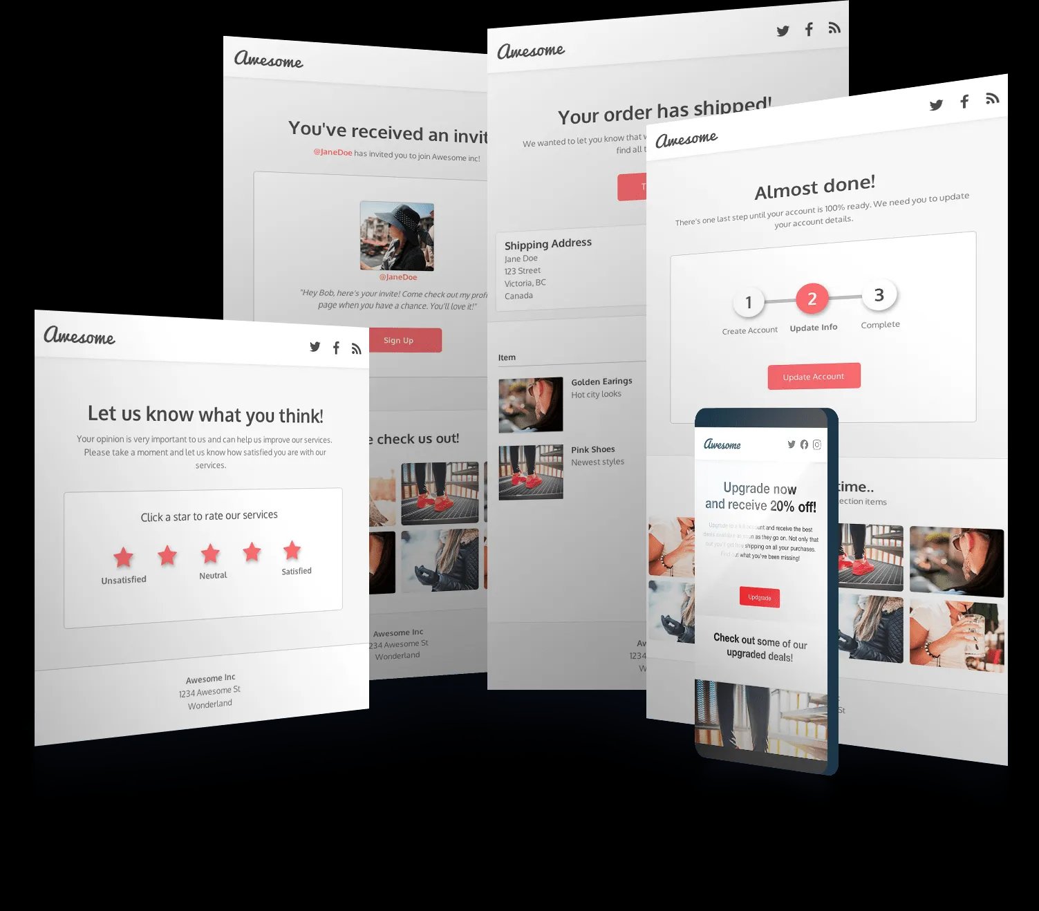 Awesome Email Template Collection